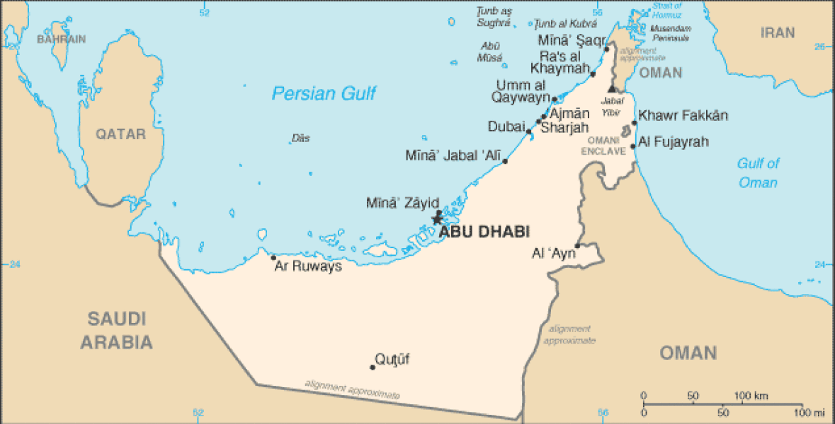 additional united arab emirates maps