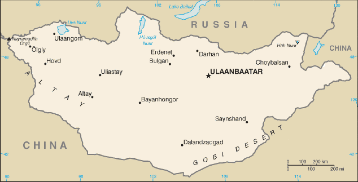additional mongolia maps