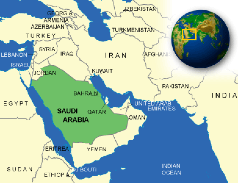 south arabia map