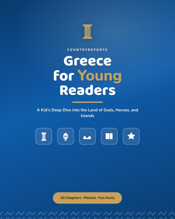 Greece for Young Readers — book cover