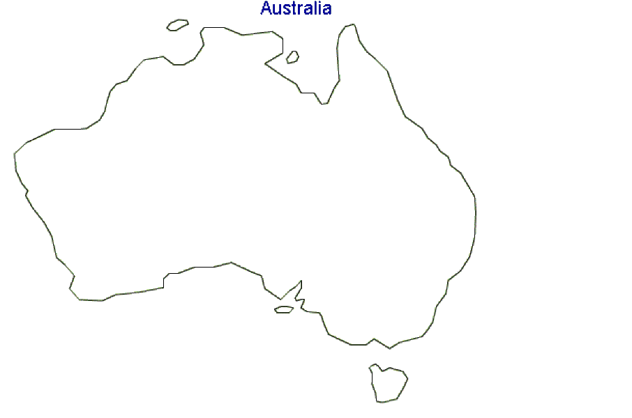 Контур материка Австралия. Австралия очертания материка. Очертания Австралии на карте. Контуры материков Австралия.