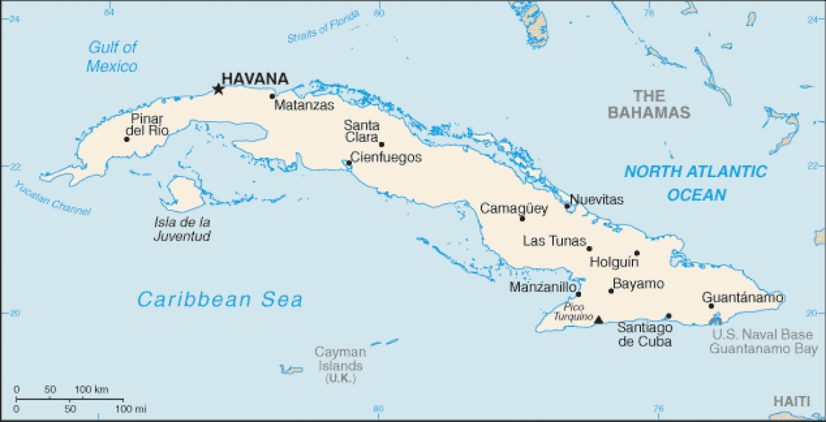 Cuba Country Conditions 2025 Map Loise Rachael
